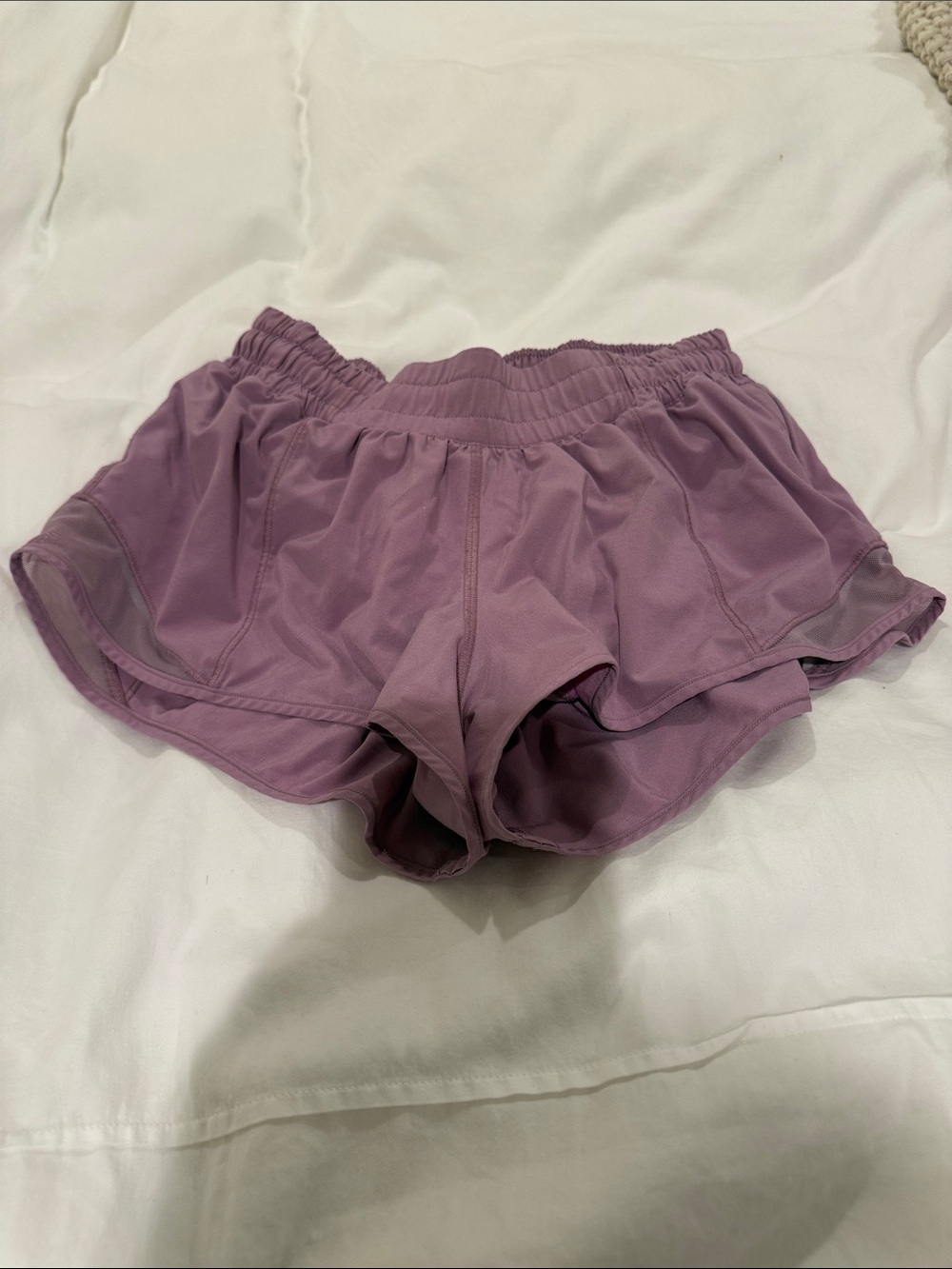 lululemon athletica Lavender-Pink Running Shorts